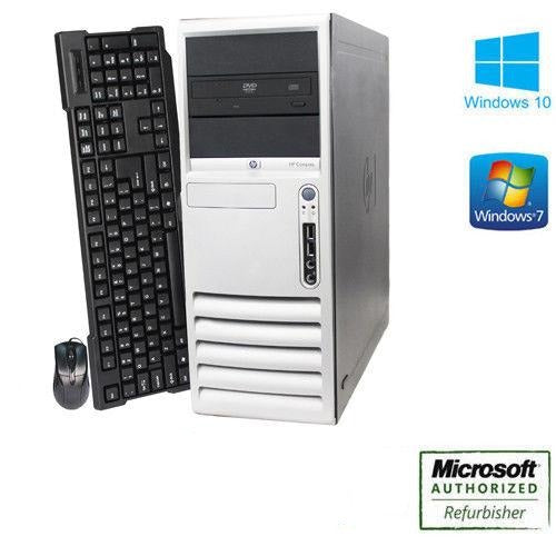 Openlijk Kustlijn Merchandiser Fast HP Windows 7 Pro Tower Desktop Computer Dual Core 3.4 GHz | 500 HDD |  8GB RAM | Wifi – RefurbishedPC
