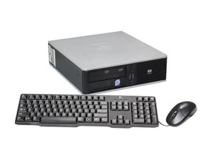 HP 6005 Pro SFF HP Desktop Computer PC Windows XP Pro AMD 2.8GHz 2GB RAM 80GB HDD Keyboard Mouse