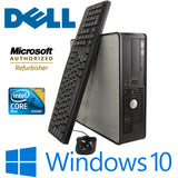 Dell OptiPlex 760 SFF 4GB RAM 250GB HDD Windows 10 Pro Keyboard Mouse Wifi