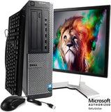 RENEWED Desktop Computer Package Dell Optiplex 7010, Intel Quad Core i7-3770 Up to 3.90 GHz, WIN 10 Pro, DVD-RW, WIFI, Bluetooth, LCD (Customize)