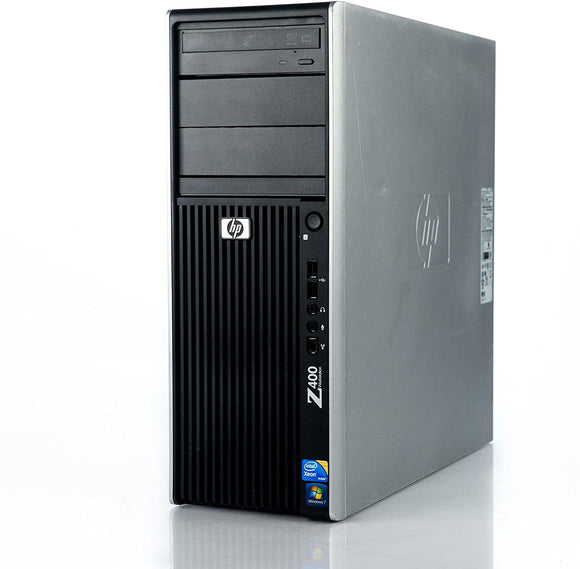 Fast HP Z400 Workstation, Xeon 2.4 GHz Dual Core, 4GB Ram, 160GB HDD, DVD-RW, Windows 10 Pro 64 Bit