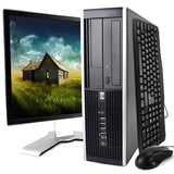 HP 6005 Pro Desktop 2.8 GHz Dual Core Win 10 or XP Pro HP Desktop Computer 20" LCD Monitor Keyboard Mouse