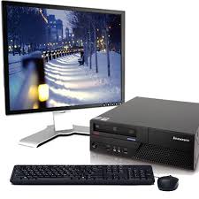Lenovo ThinkCentre M58 Tower Computer 19" LCD Monitor Bundle Desktop PC with Windows 10 or XP