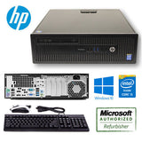 HP ProDesk 600 G1 SFF Core i5 4590 3.3 GHz - 4 GB RAM - 500 GB HDD - Windows 7 Professional Keyboard Mause