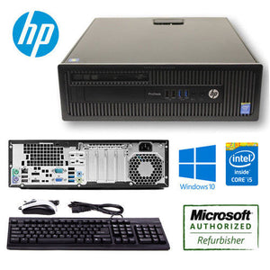HP ProDesk 600 G1 SFF PC Desktop, Core i5 4590S 3.2 GHz -8GB RAM - 500 GB HDD Windows 7 Pro 64 bit